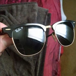 Ray Ban ClubMaster Polarized Sunglasses. Brand New